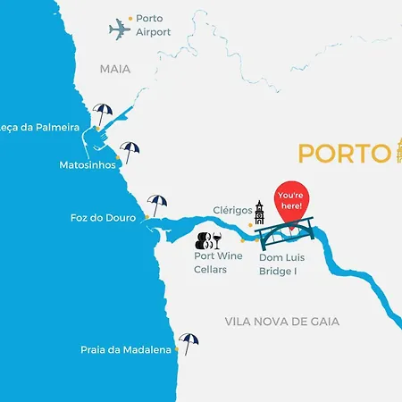 Paraiso Ii Lägenhet Oporto